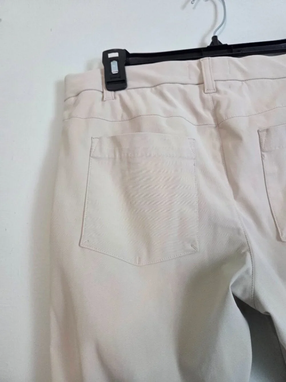 FLX Pants Men's 30x32 Khaki Performance Chino Beige Flat Front Stretch 5 Pocket